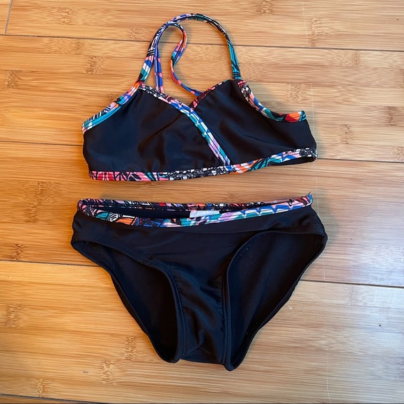 Art class three piece girls bikini rash guard sz XS - Picture 3 of 3